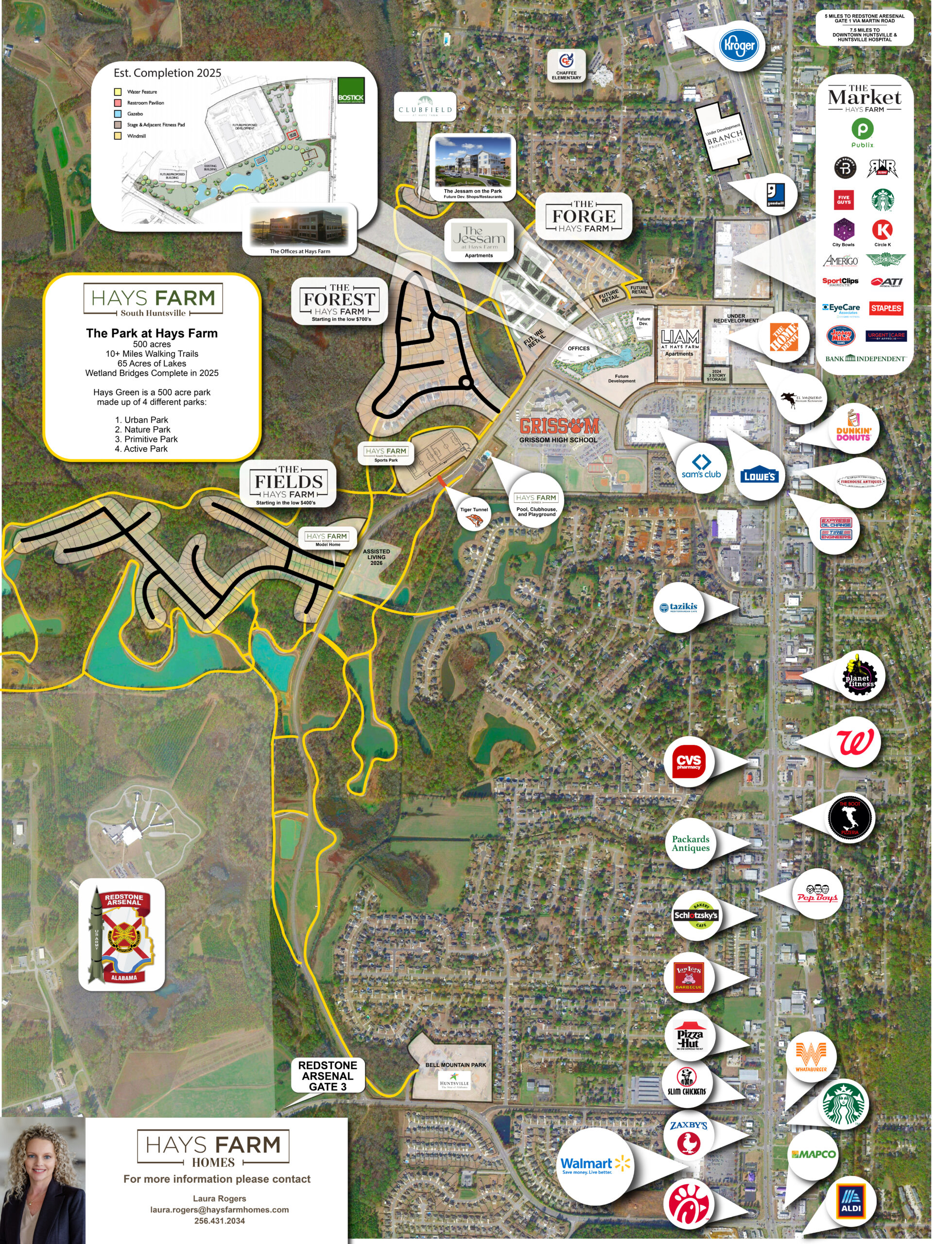 Hays Farm master plan map