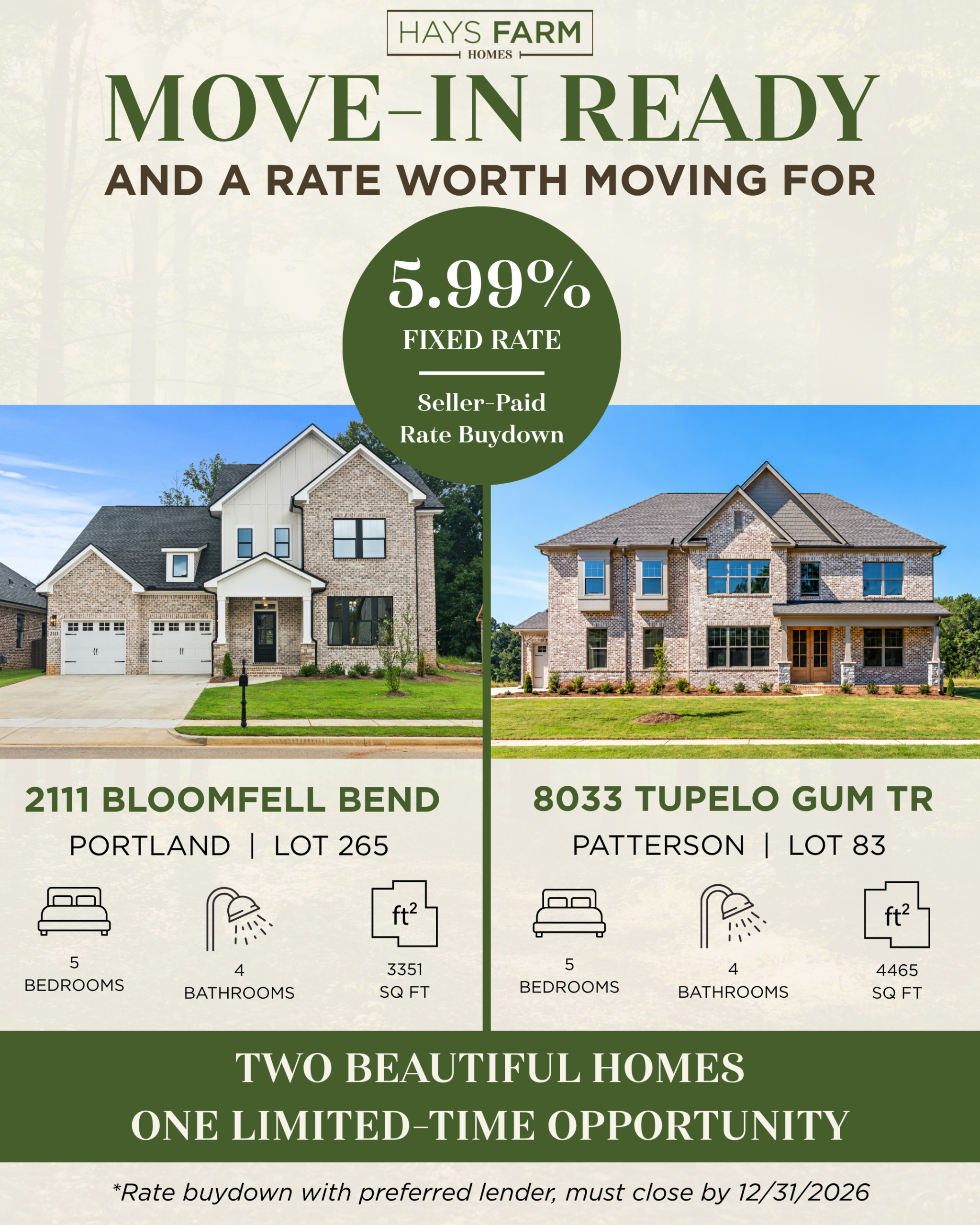 hays farm quick move-in homes huntsville